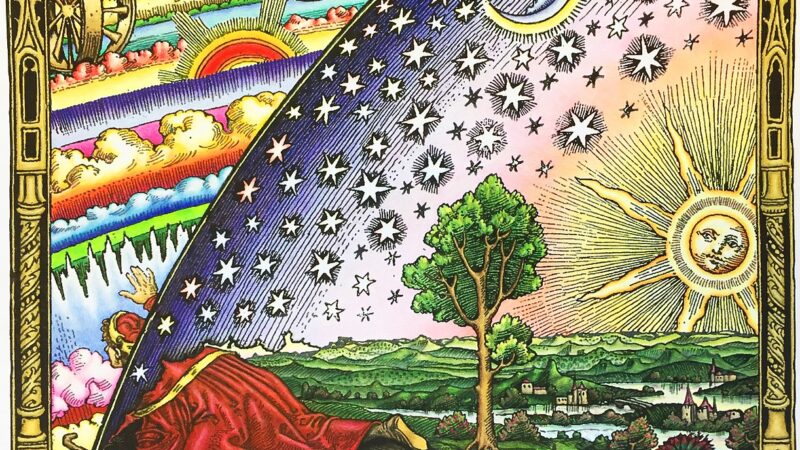 The Firmament in the Flammarion engraving